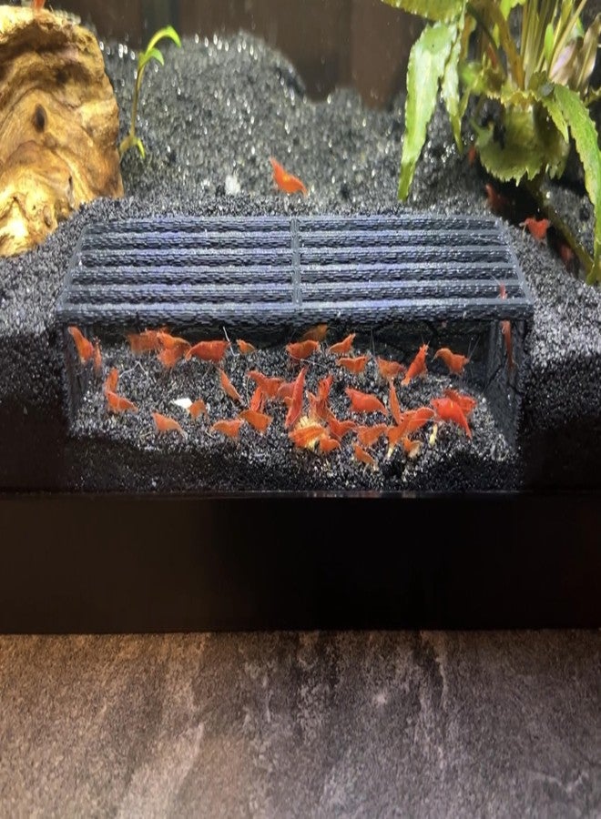 LifeWithPets Aquarium Shrimp Hide, Breeding Shrimp Hide Tunnel & Cave Black (Black, Medium) - Image 1